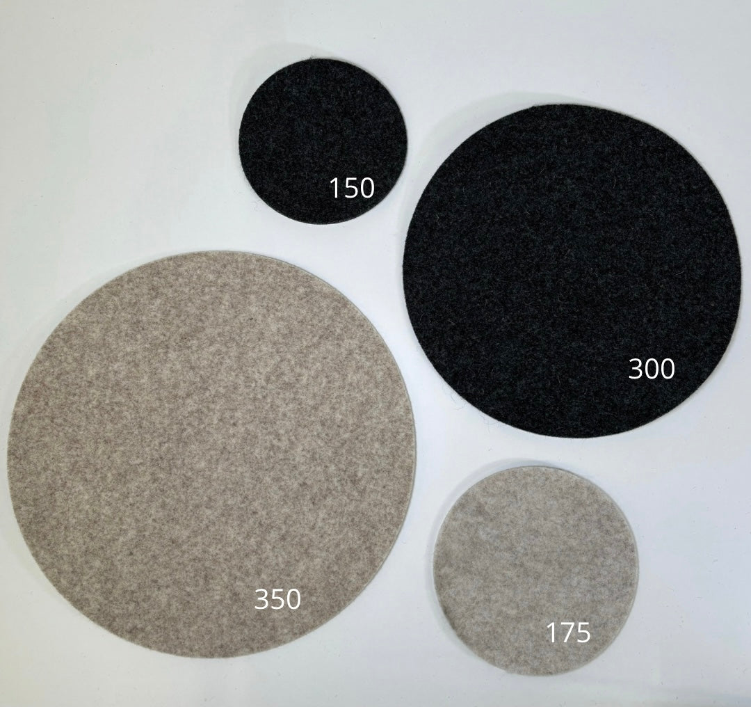 Acoustic felt round