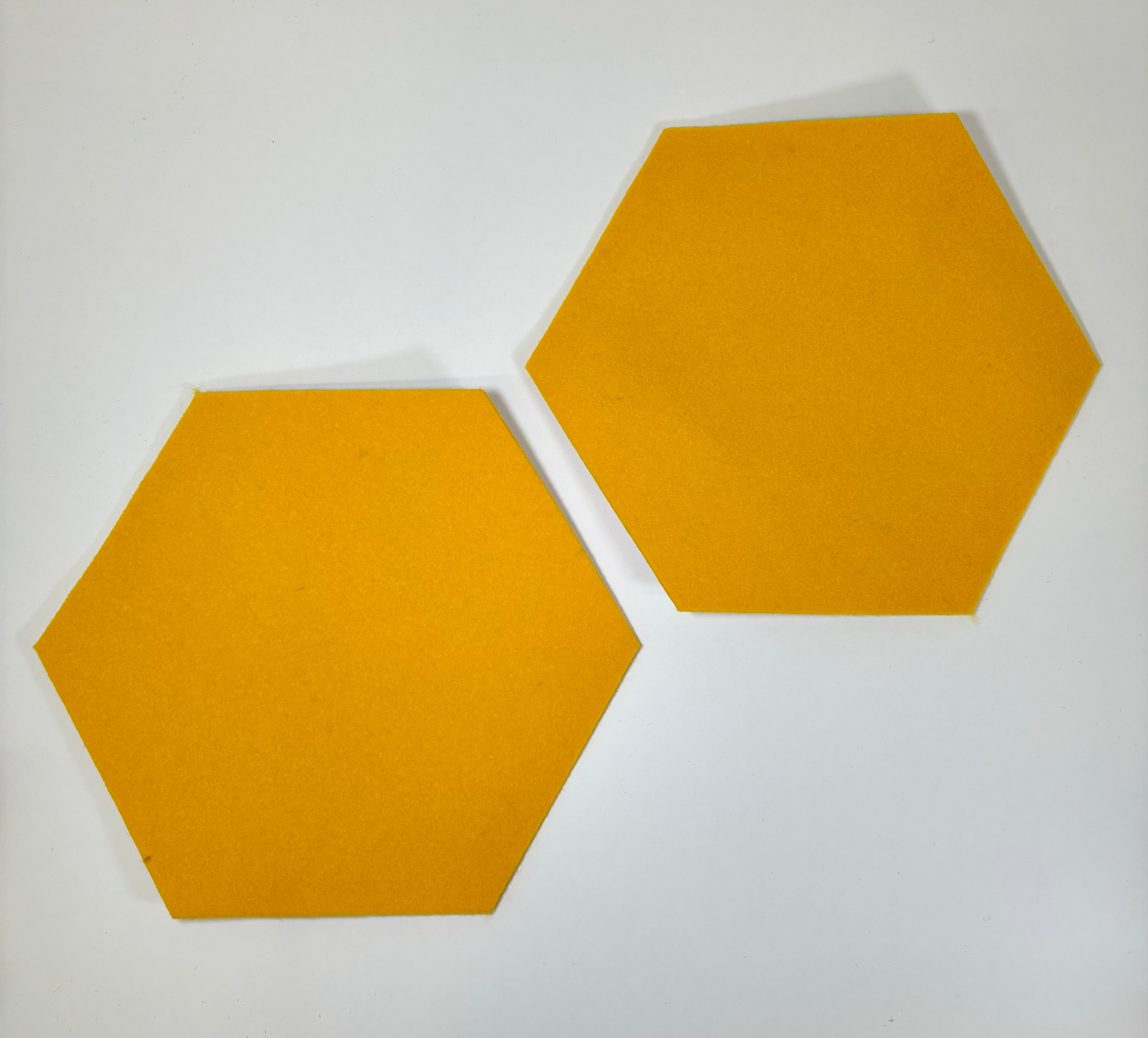 Acoustic felt hexagon