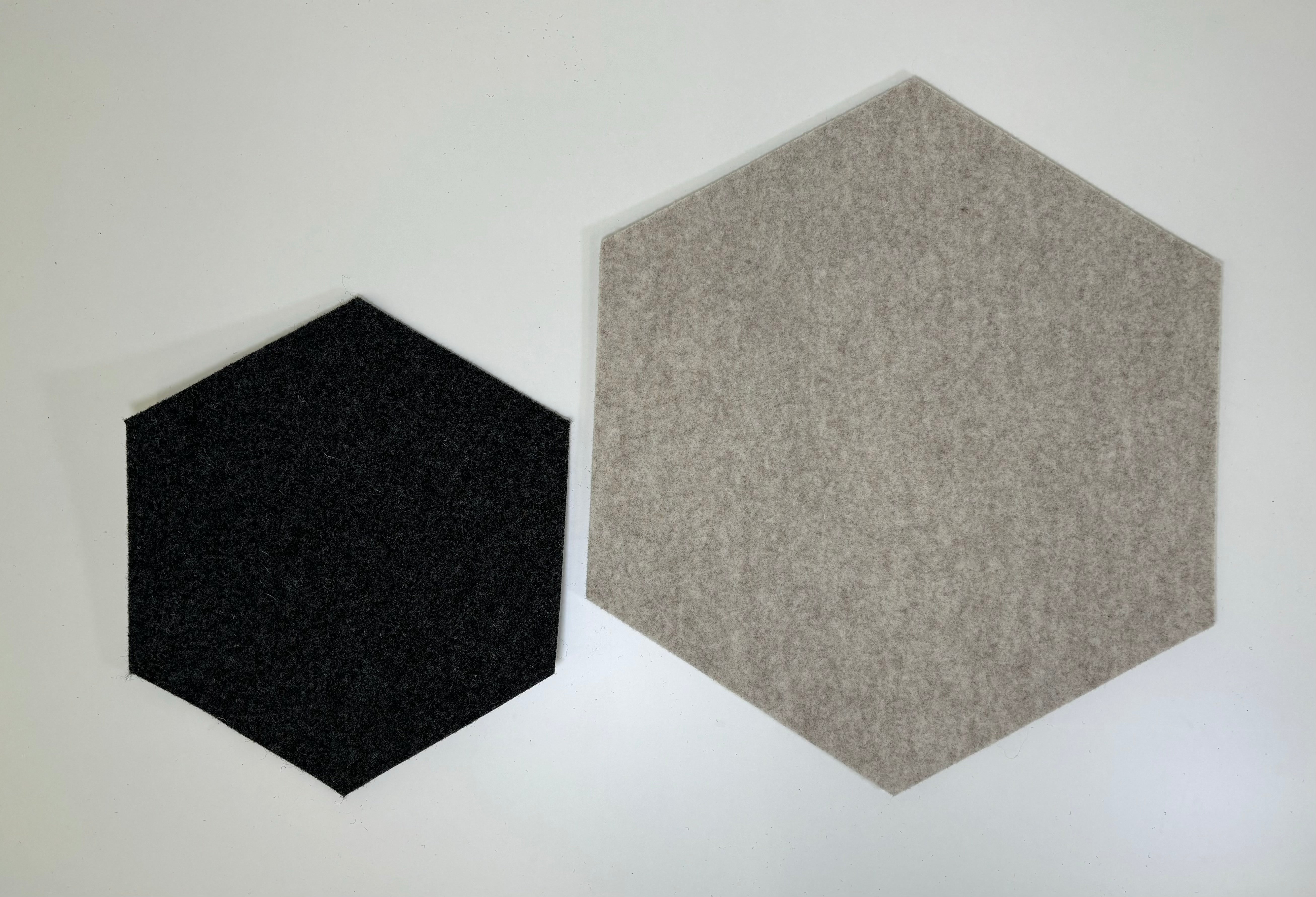 Acoustic felt hexagon