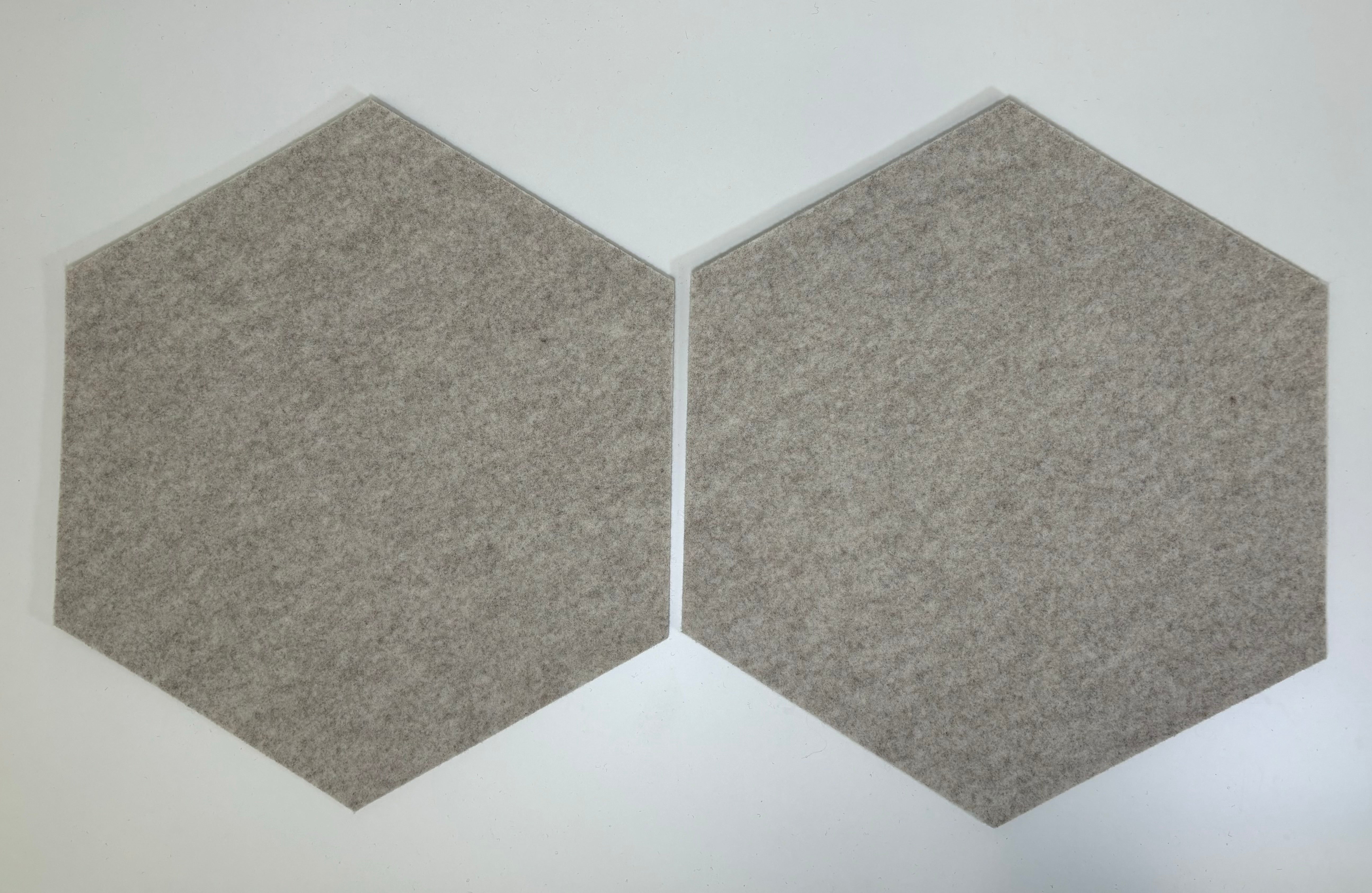 Acoustic felt hexagon