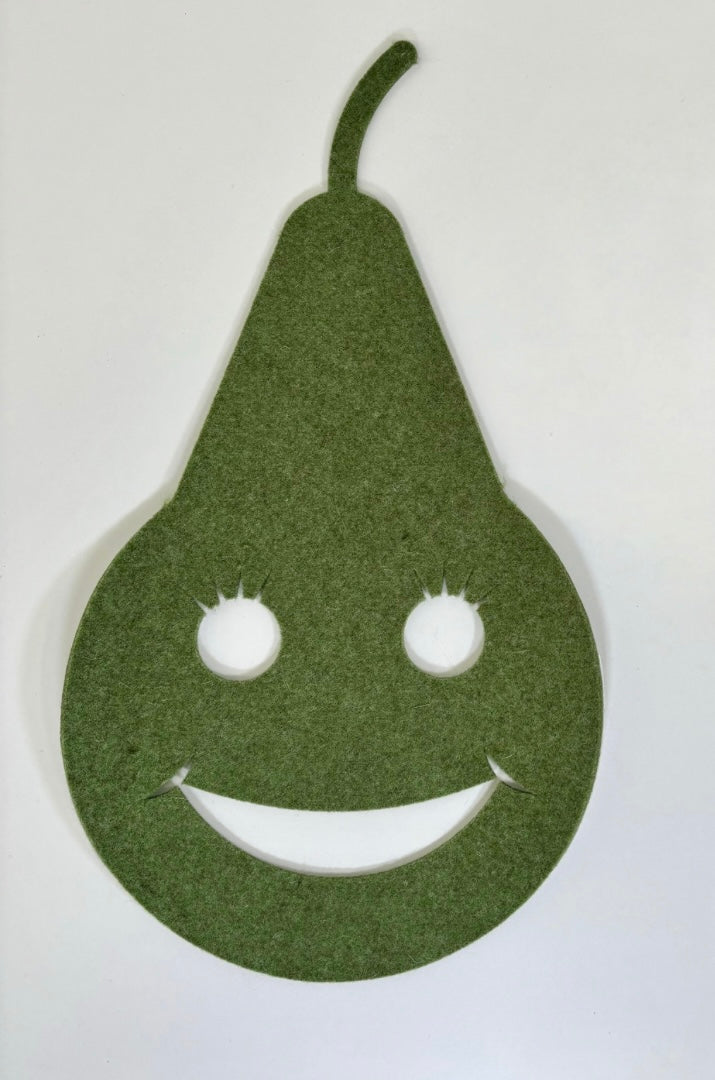 Acoustic felt pear