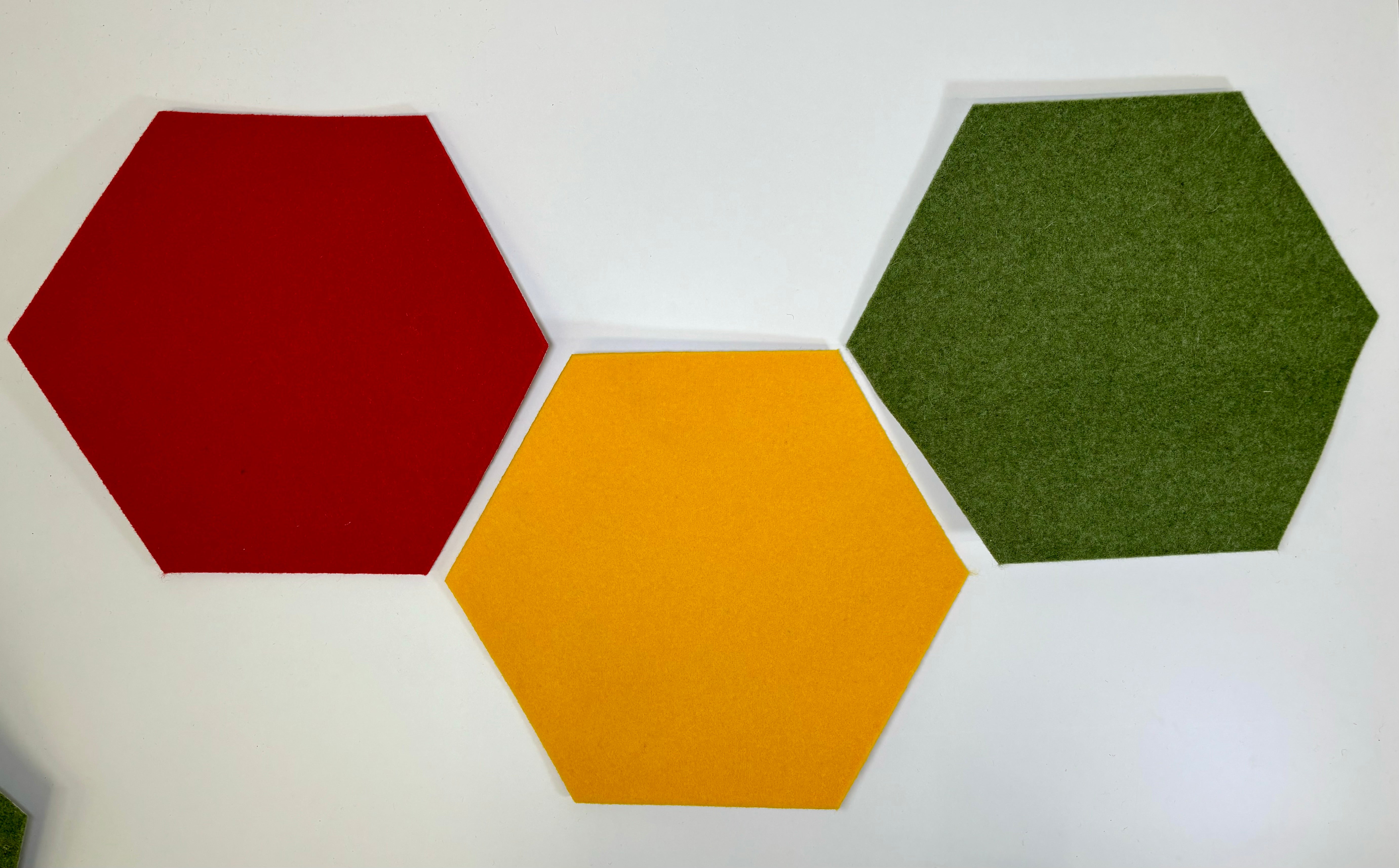 Acoustic felt hexagon