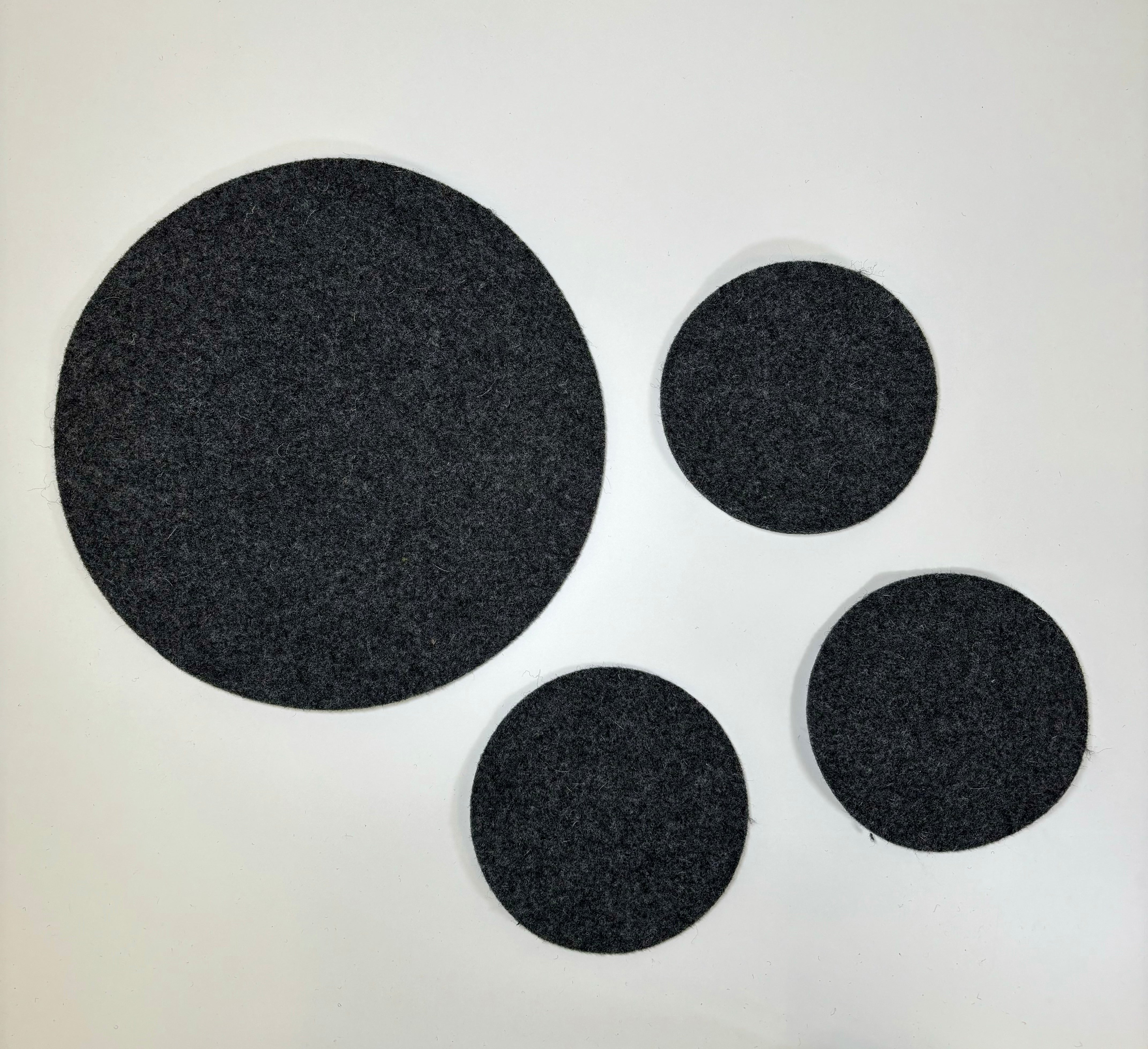 Acoustic felt round